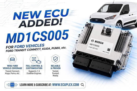 Ford MD1CS005 mappacks available!