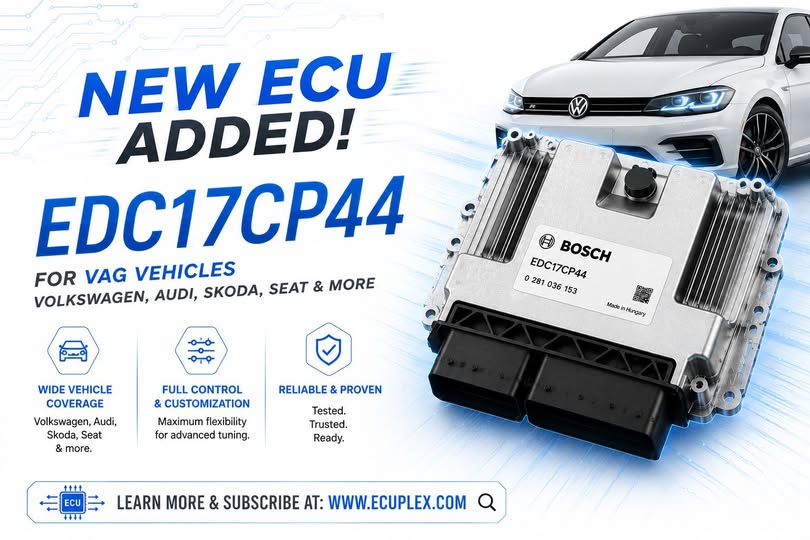 EDC17CP44 from VAG just joined ECUPlex!