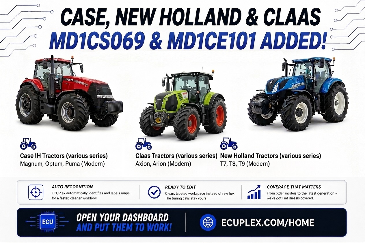 Agricultural machinery has arrived in the ECUPlex!